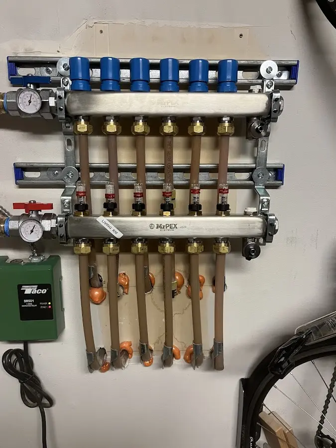 Plumber performing Water Heater Repair at a residential property in Accokeek